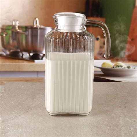 milk pitcher with lid|2 gallon milk jug.